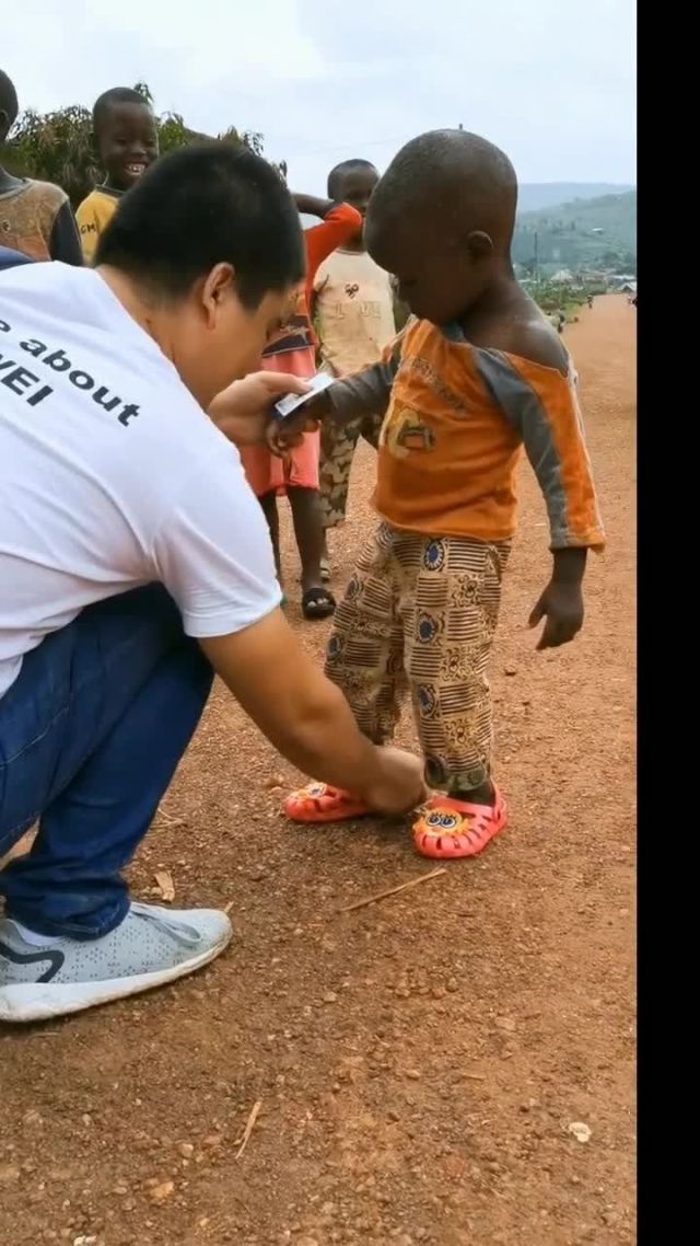 Donate a pair of children's shoes